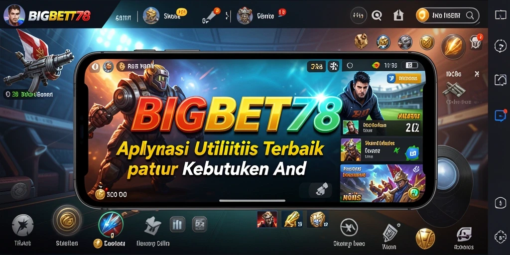 Screenshot utama BIGBET78 menampilkan fitur dan antarmuka intuitif aplikasi Utility.
