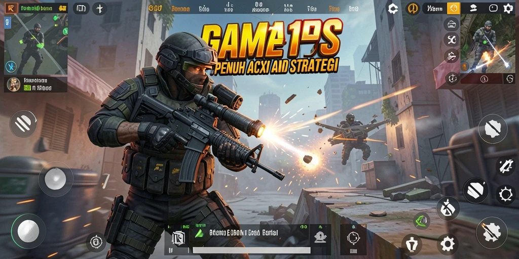 Screenshot utama DAYA138 yang menunjukkan aksi tembak-menembak yang seru.