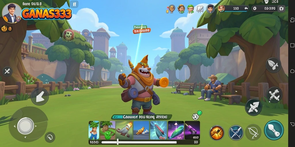 Screenshot utama GANAS33 menunjukkan aksi seru dalam gameplay Casual yang menghibur.