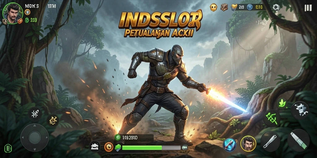 Tampilan gameplay menegangkan di dalam INDSLOT.