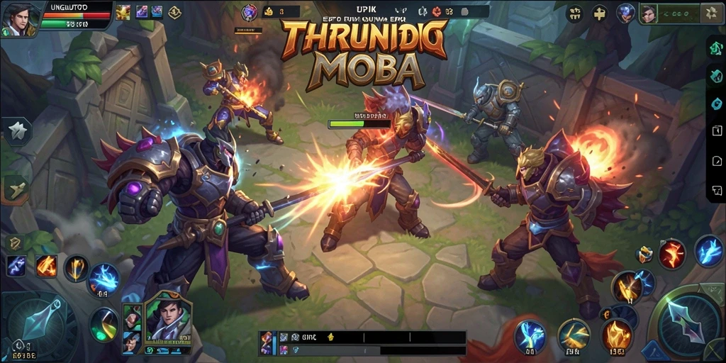Gameplay seru dalam UNGUTOTO dengan karakter ikonik.