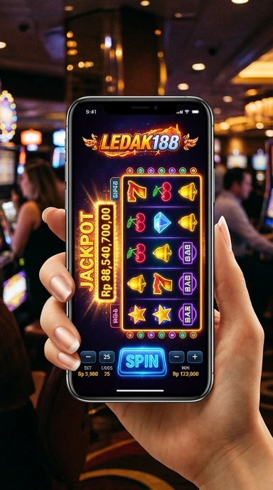 Tampilan utama aplikasi ledak188 yang user-friendly.